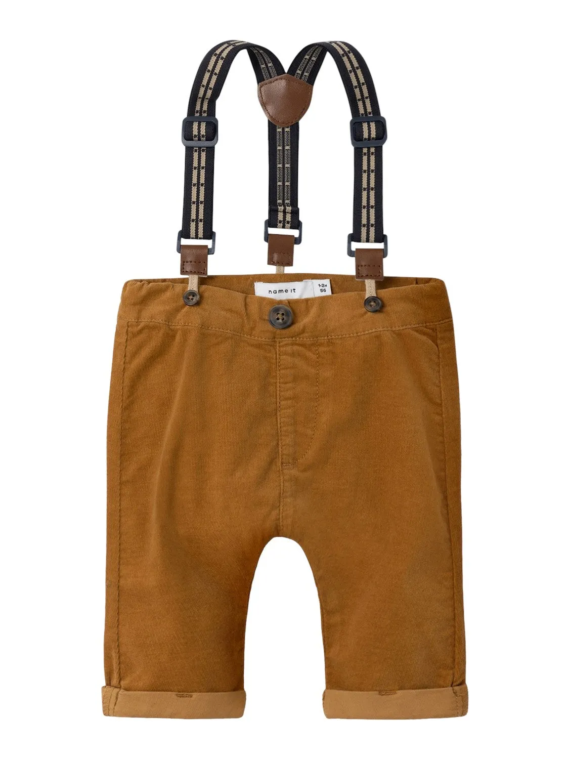NAME IT | Baby Boy Cord Trousers with Braces